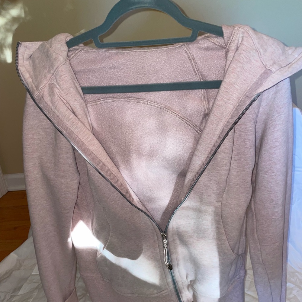 Lululemon Blush Pink Zip Up Hoodie